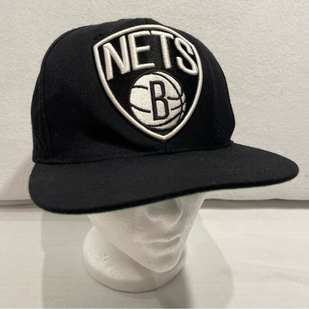 Brooklyn Nets NBA Mitchell & Ness Snap Back Wool Blend Hat